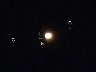 Zdjęcie księżyców Jowisza