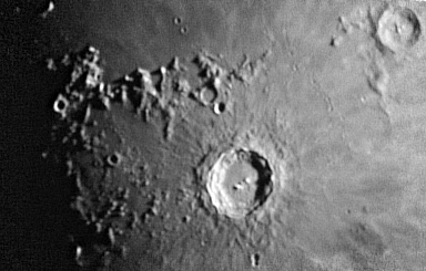 Zdjęcie Księżyca - krater Kopernik