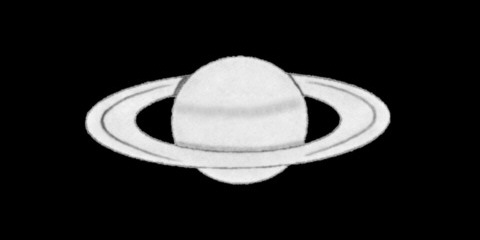 Rysunek Saturna