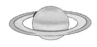 Gotowy rysunek Saturna