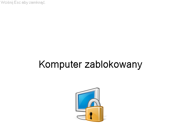 Okno blokowania ekranu, jego wygląd można modyfikować